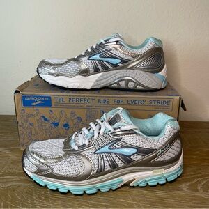 Brooks Ariel Angel Blue, Silver, White and Gray Sneakers Womens Size 8.5